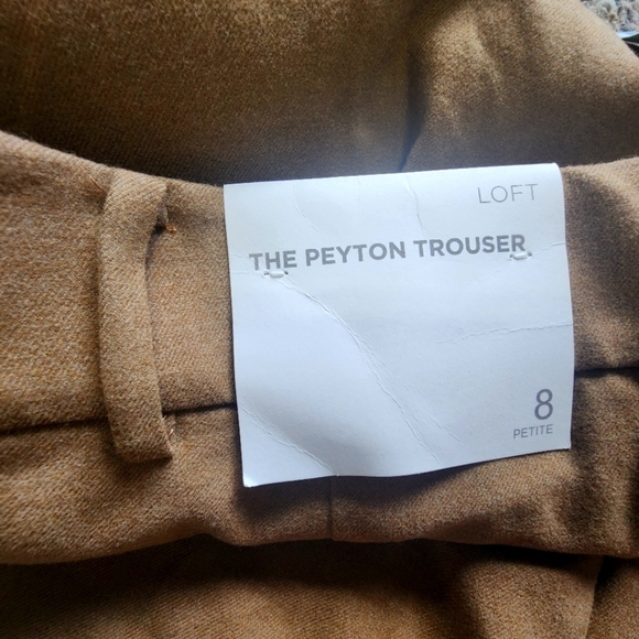 LOFT women's NWT The Peyton Trousers size 8 petite - Picture 4 of 8